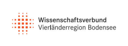 Logo Wissenschaftsverbund mit orangen Punkten